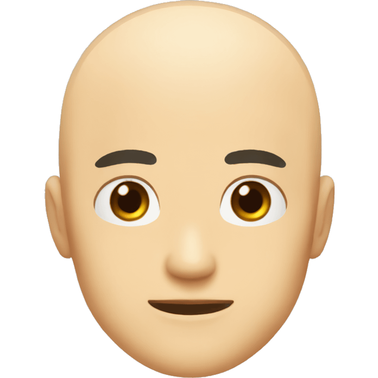 saitama with brown eyebrow  emoji