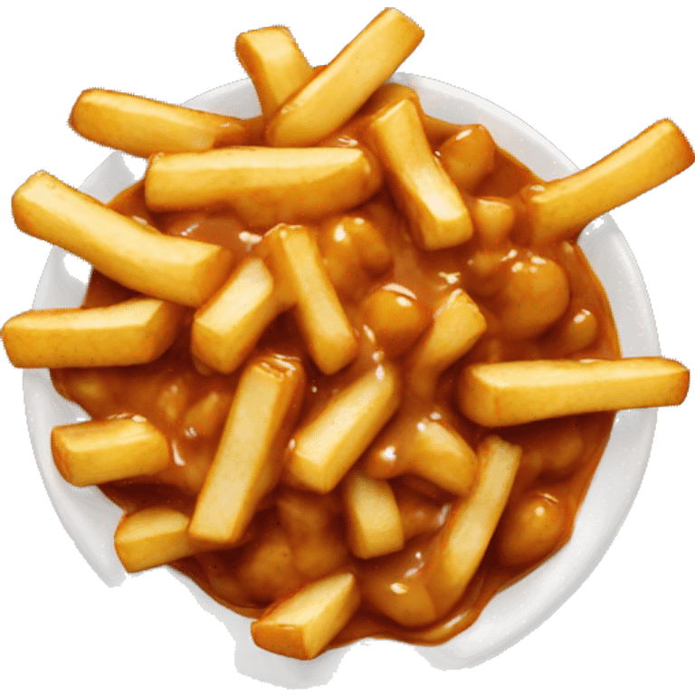 Poutine extra sauce emoji