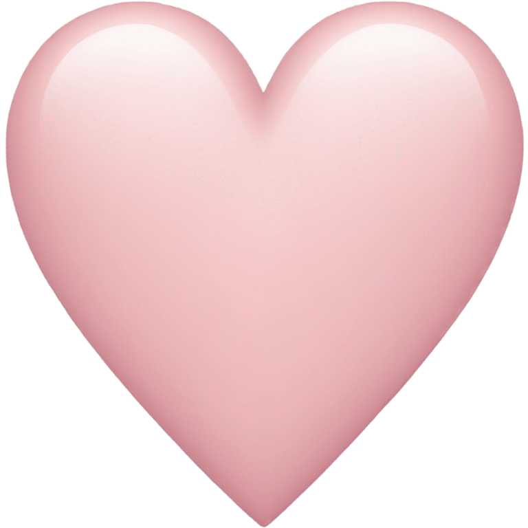 Light pink heart emoji