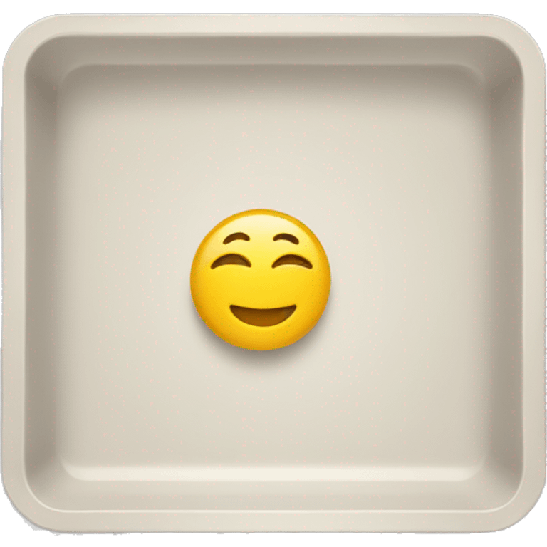  Separated tray emoji