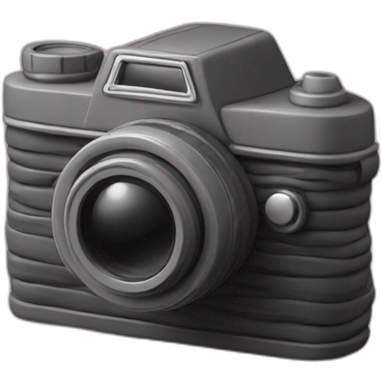 Plasticine slr film camera emoji