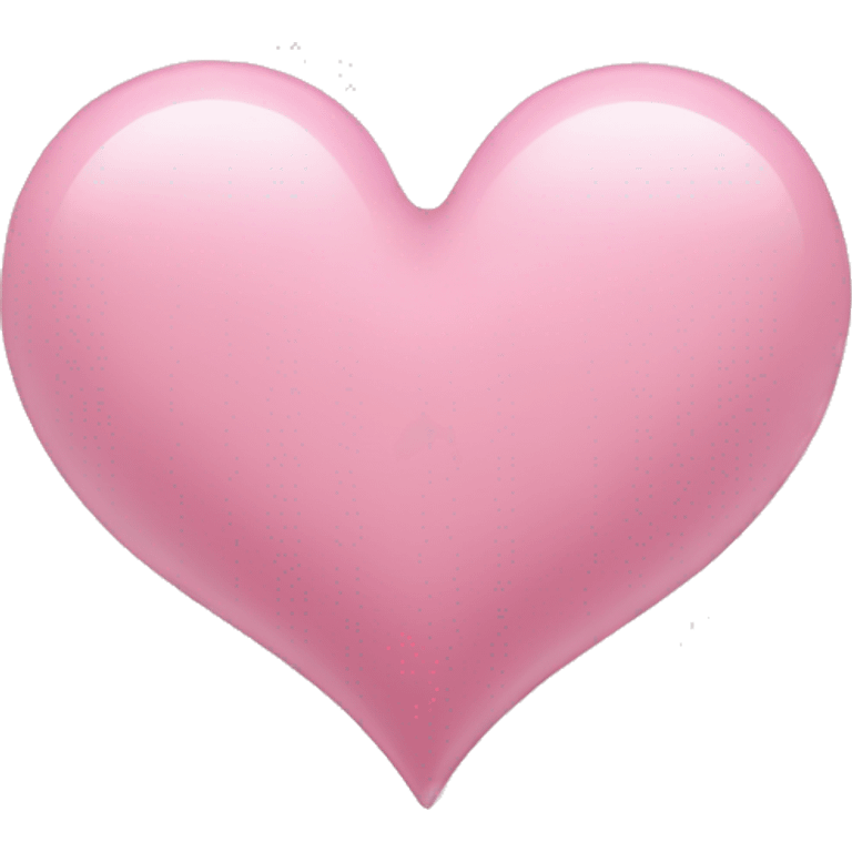 light pink heart emoji