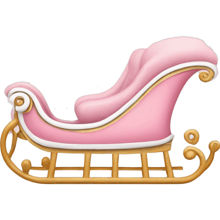 light pink sleigh emoji