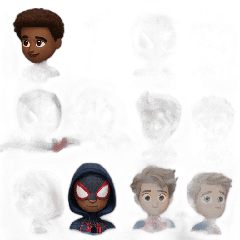 Spider-Man accros theSpider verse emoji