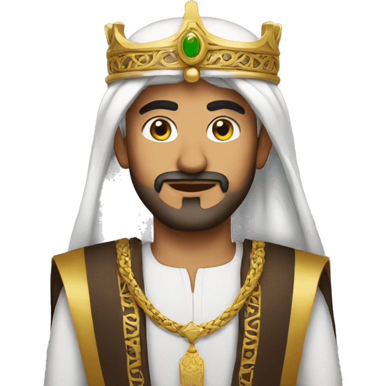 man Arab king  emoji