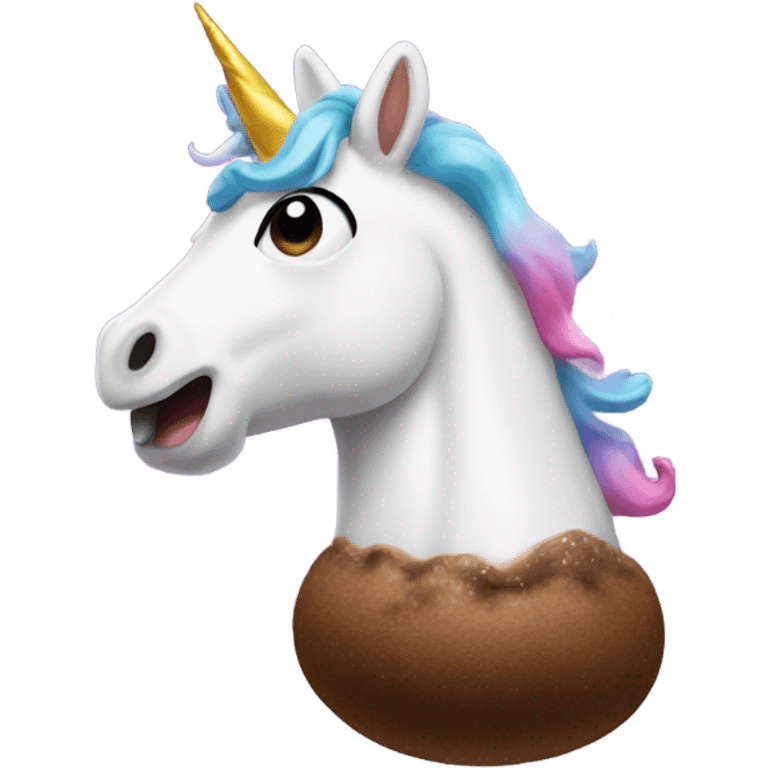 Poop unicorn  emoji