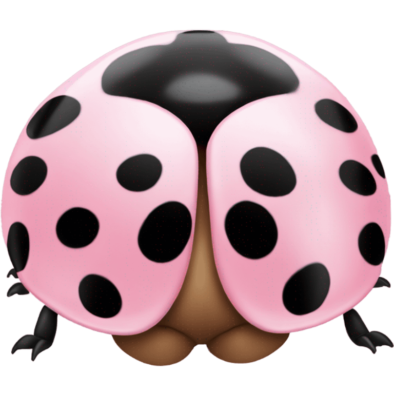 Pink ladybug emoji