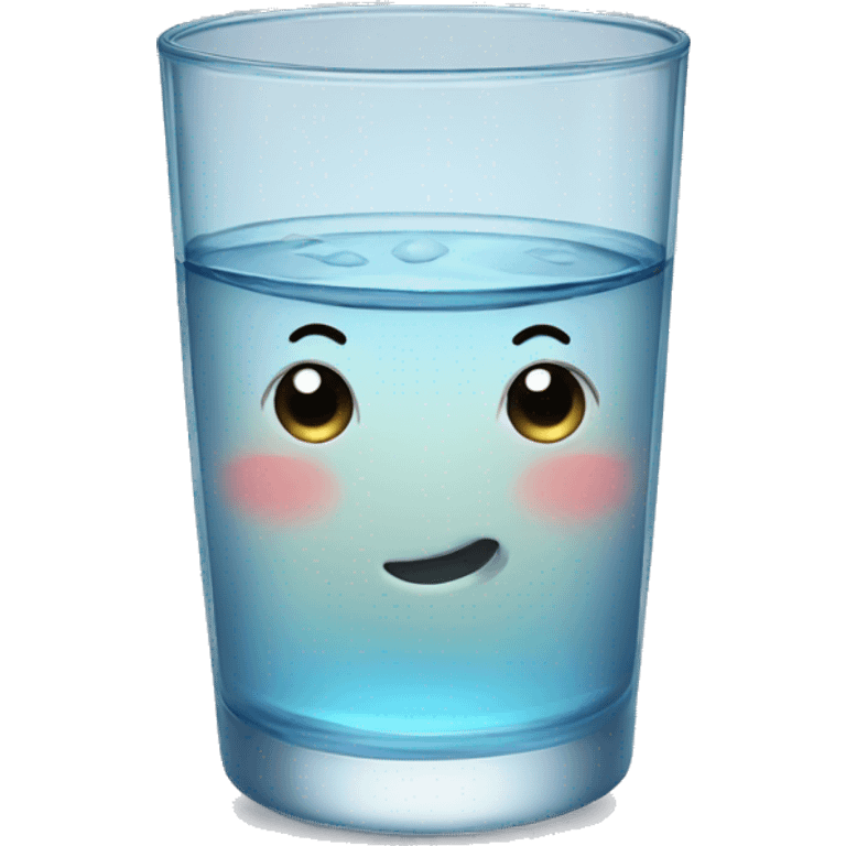 Glass of water emoji