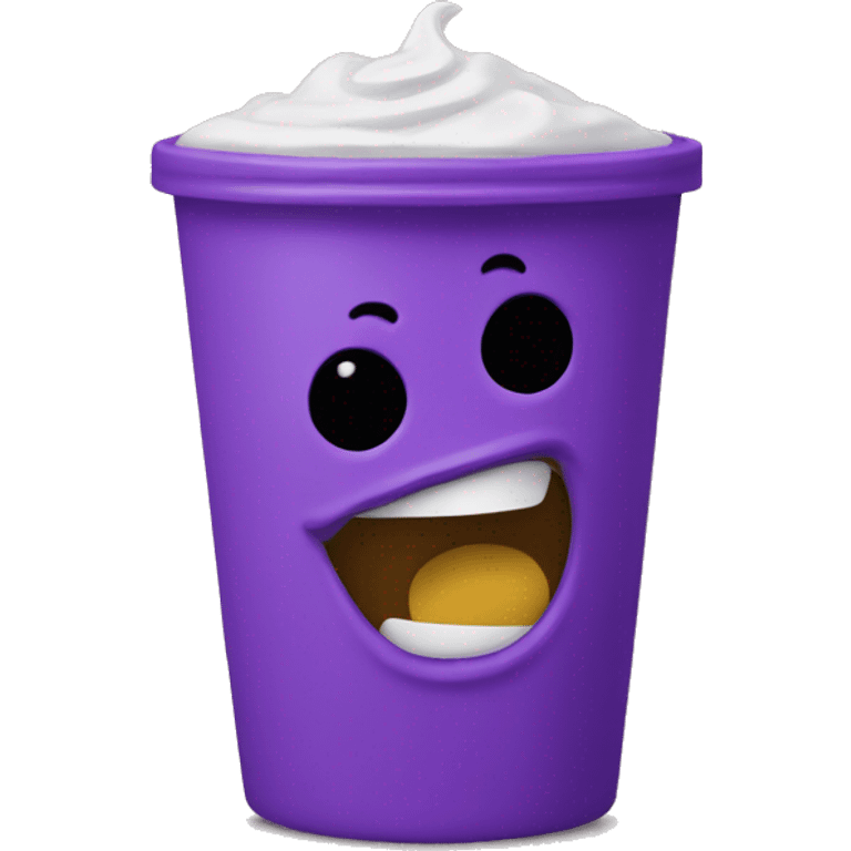 Grimace shake emoji