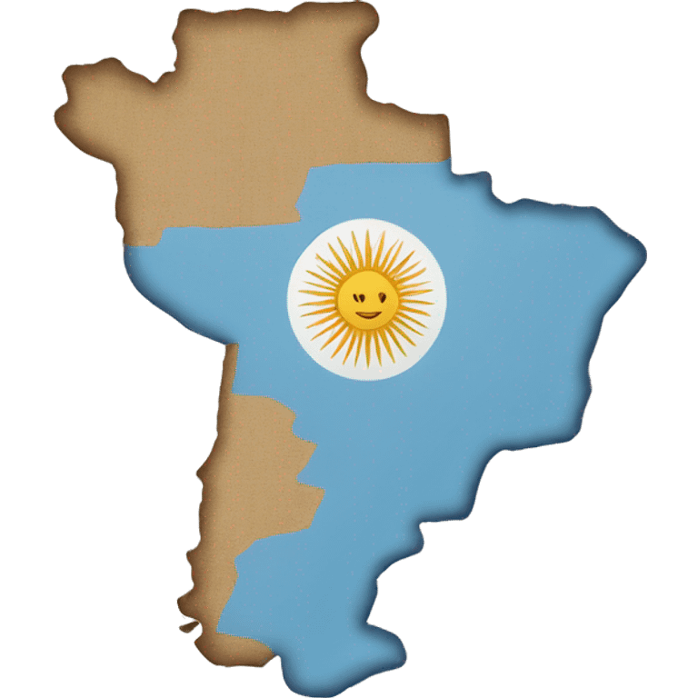 argentina map emoji