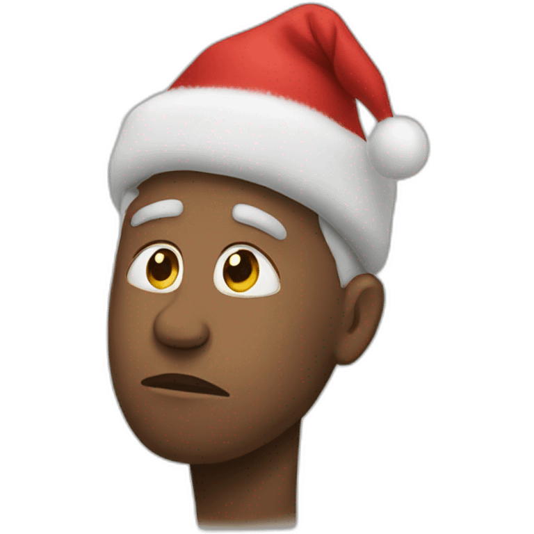 sad Christmas  emoji