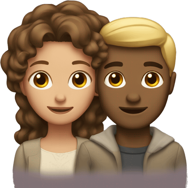 Man and woman emoji