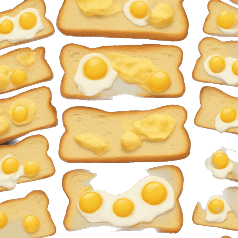 scrambled eggs toast emoji