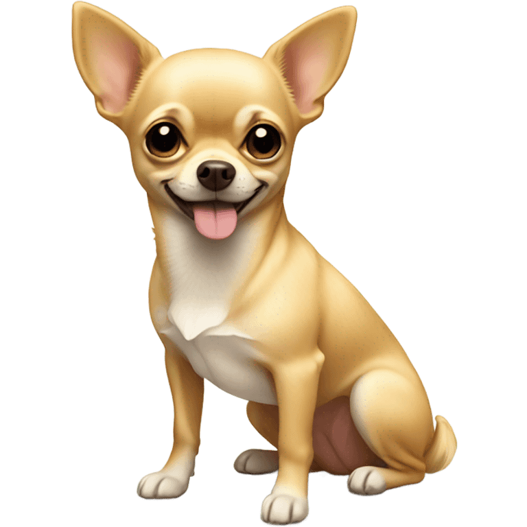 Blond chihuahua  emoji