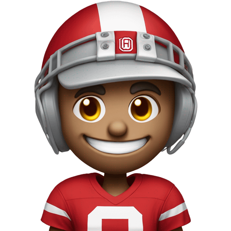 Brutus the Ohio state mascot emoji