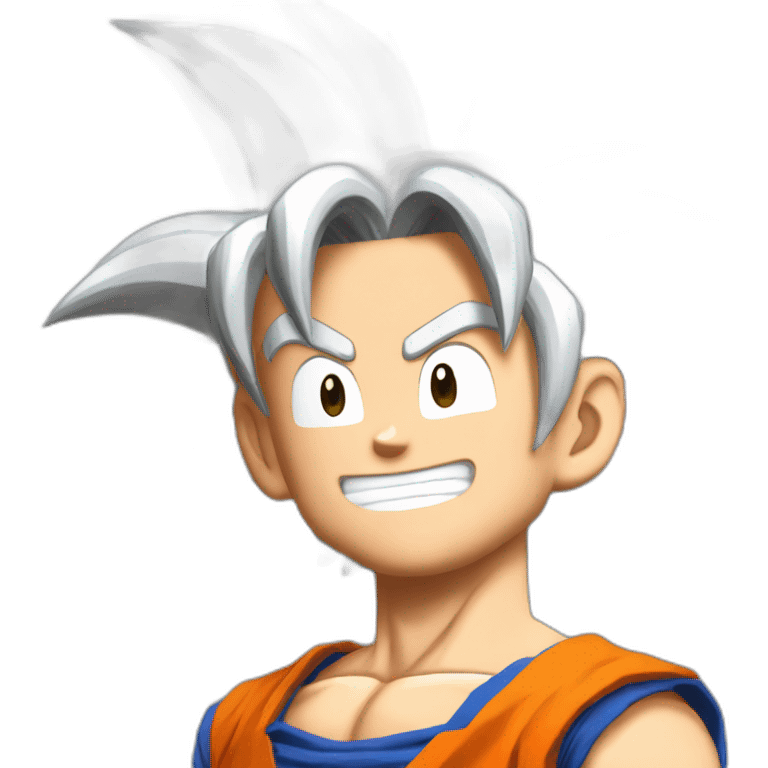 Goku supers saiyan emoji