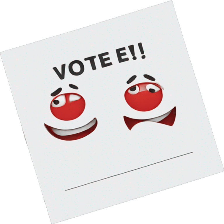 vote card emoji