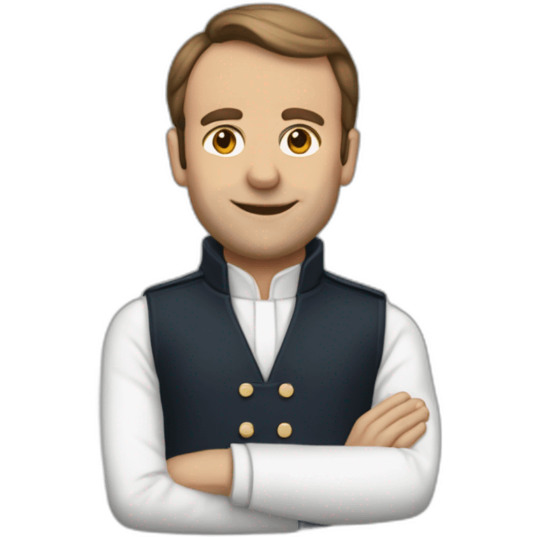 Macron calvitie emoji