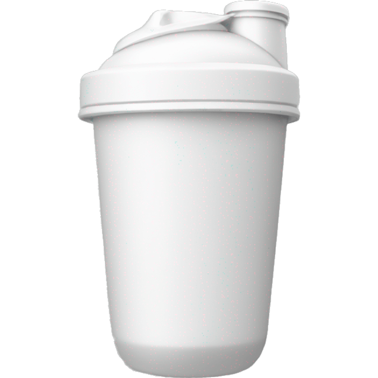 white protein shaker cup emoji