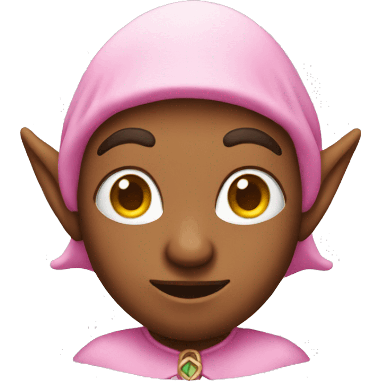 Pink elf emoji