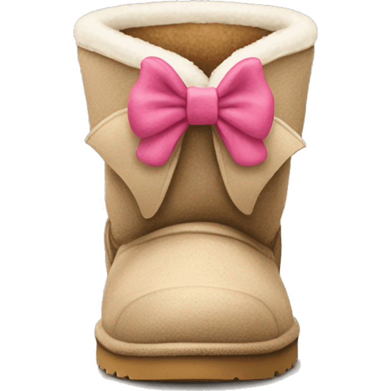 Uggs with a bow on them emoji