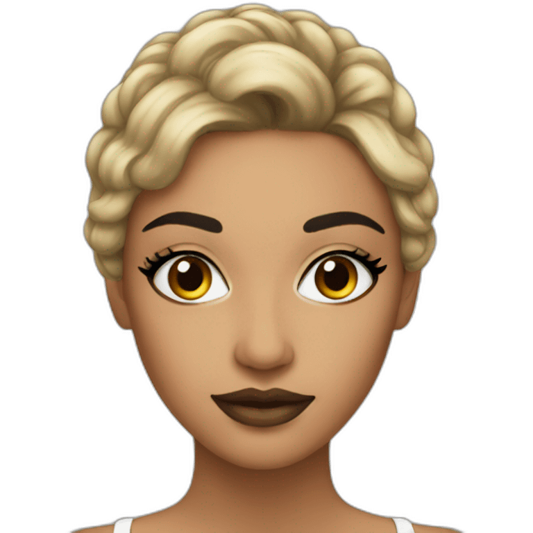 Latina makeup emoji