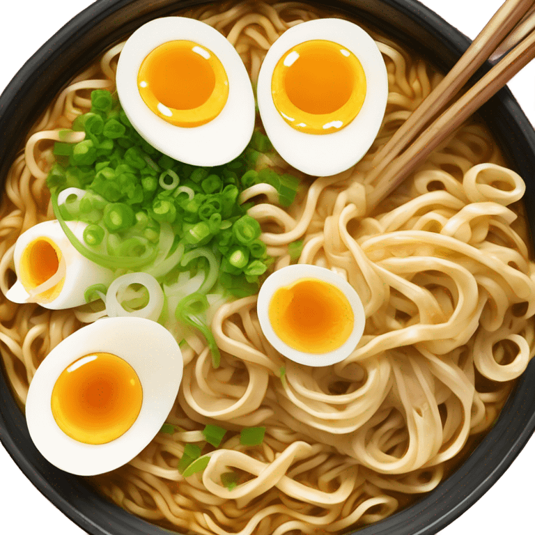 Egg ramen emoji