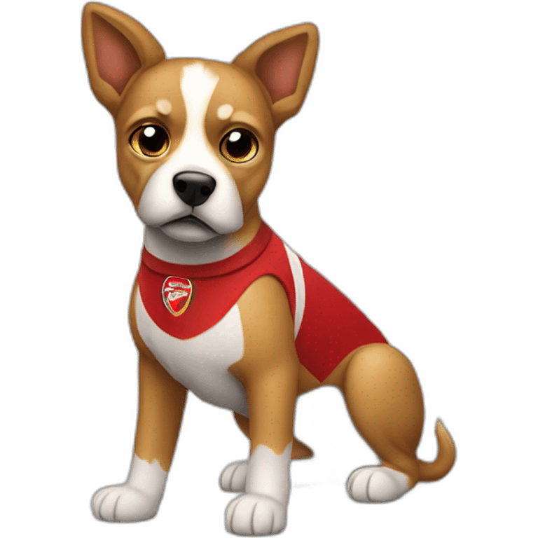 Arsenal football club deadly dog emoji