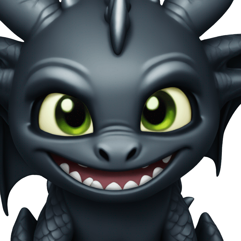 Toothless dragon night fury  emoji