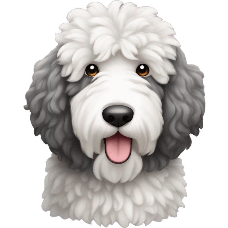 Large sheepadoodle  emoji