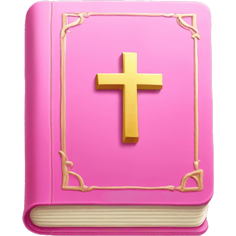 pink Holy Bible emoji