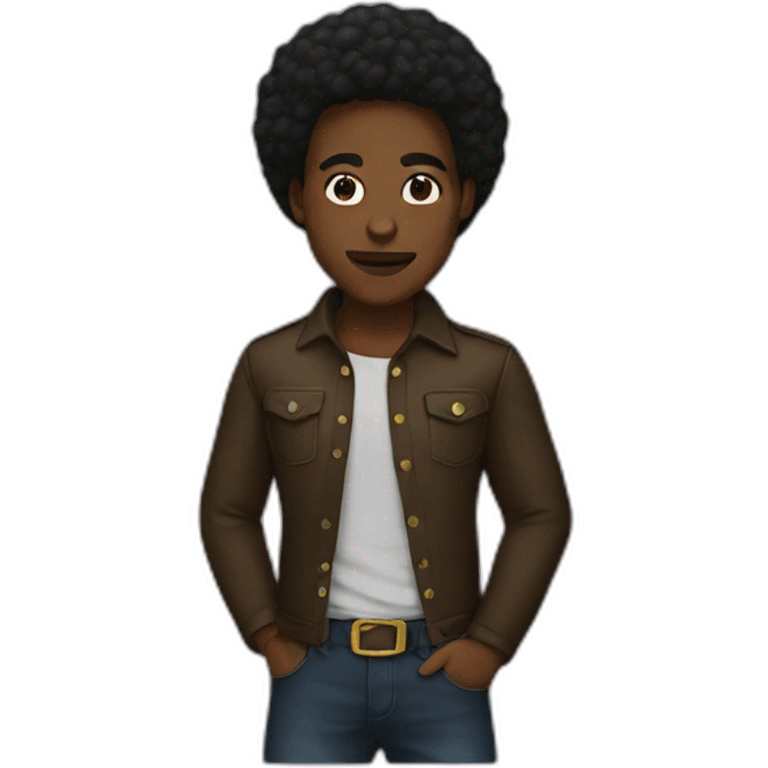 Black power emoji