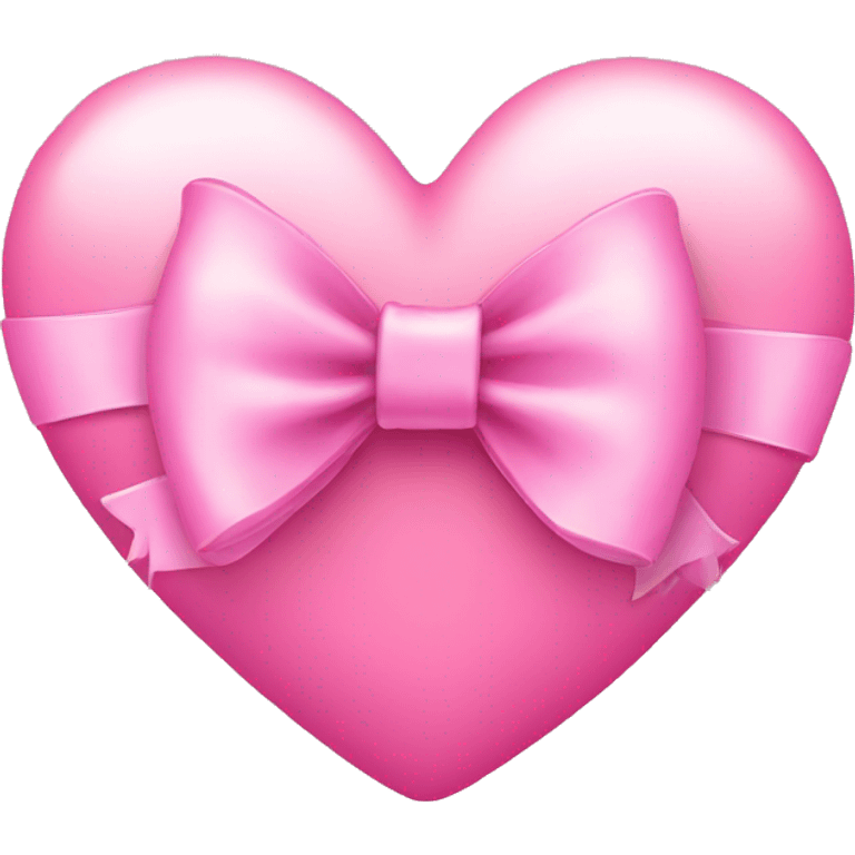 pink heart with bow emoji