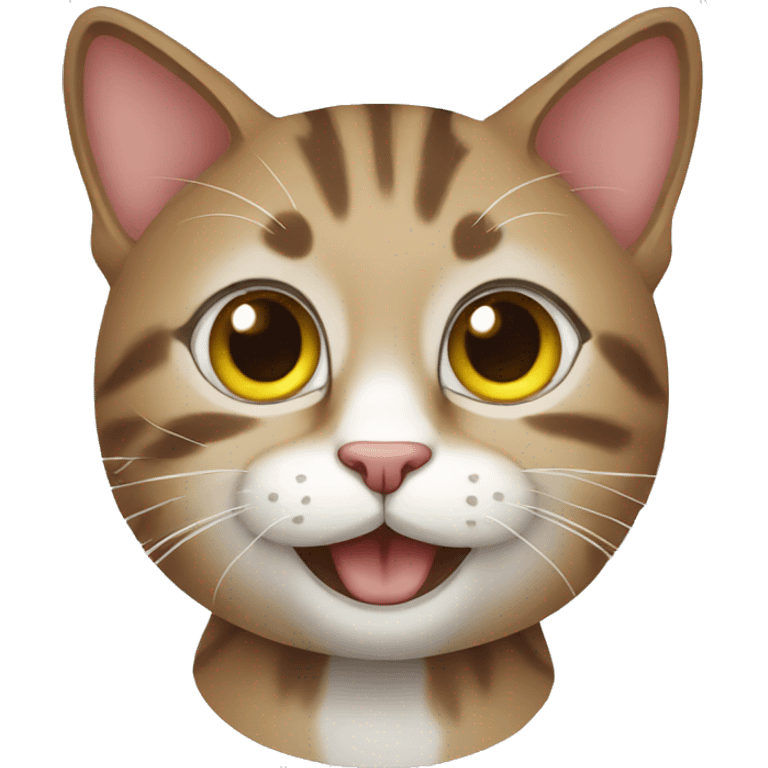 Funny cat emoji