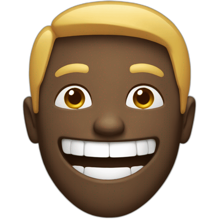 a man laughing emoji