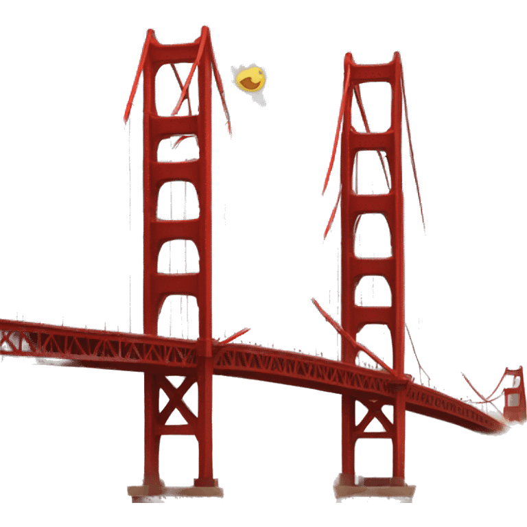 Golden Gate Bridge and thunderstorm  emoji