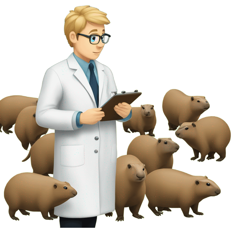 Capybara researcher 3.4 turn emoji