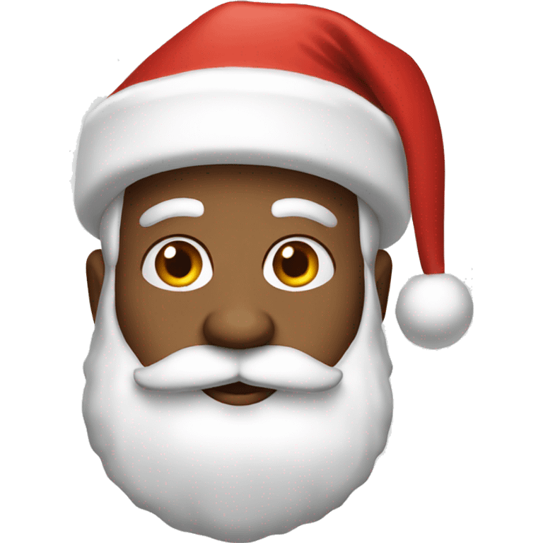 santa claus with a perfect jawline emoji