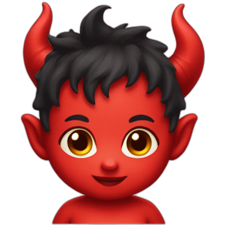 Cute baby devil  emoji