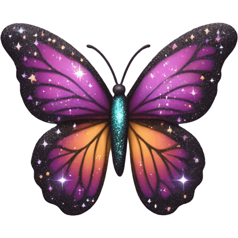 Butterfly with sparkles emoji