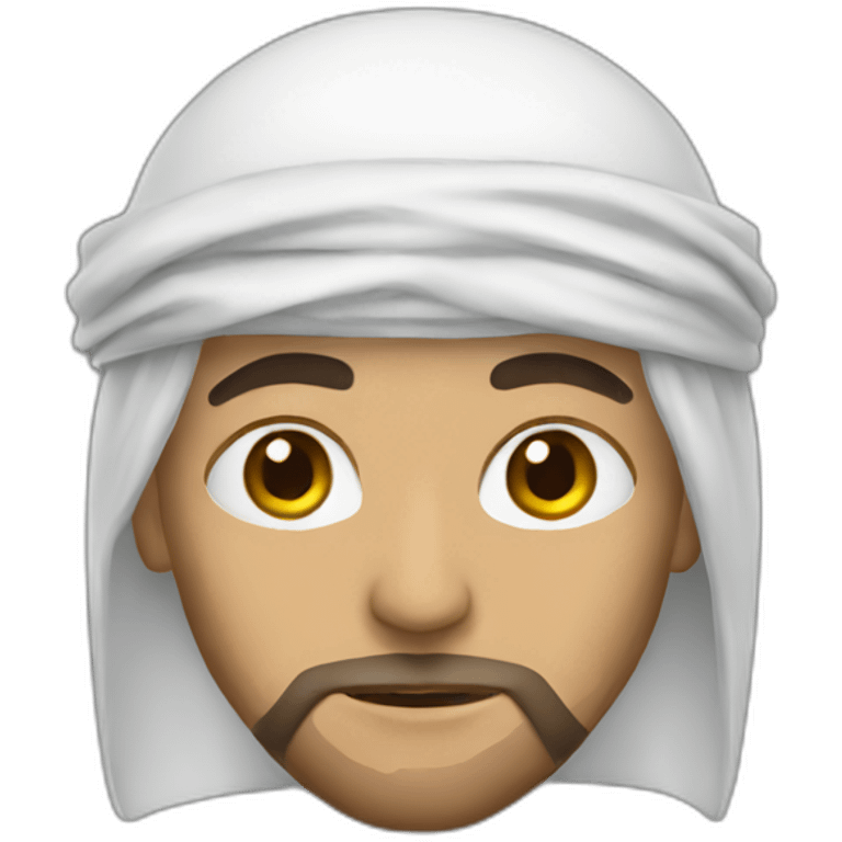 Arab muslim warrior face emoji