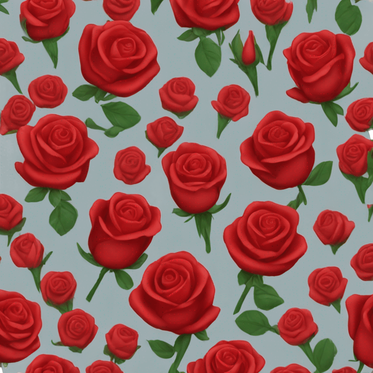 red roses emoji