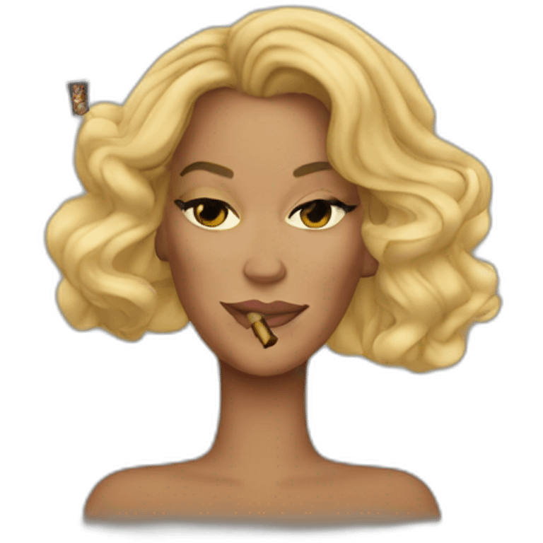 beyonce-smoking emoji