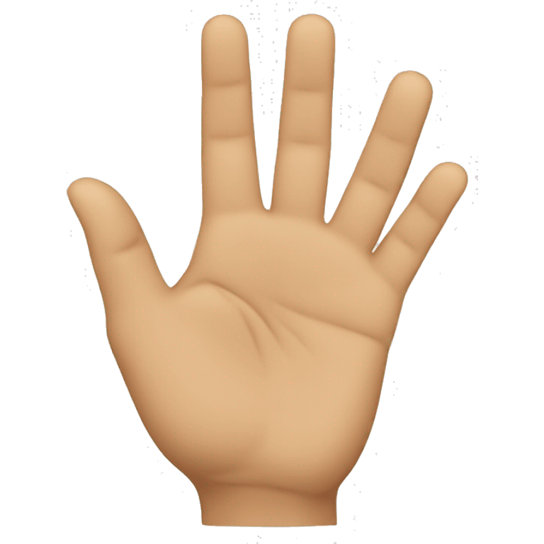 hands making the sign language for "more" emoji