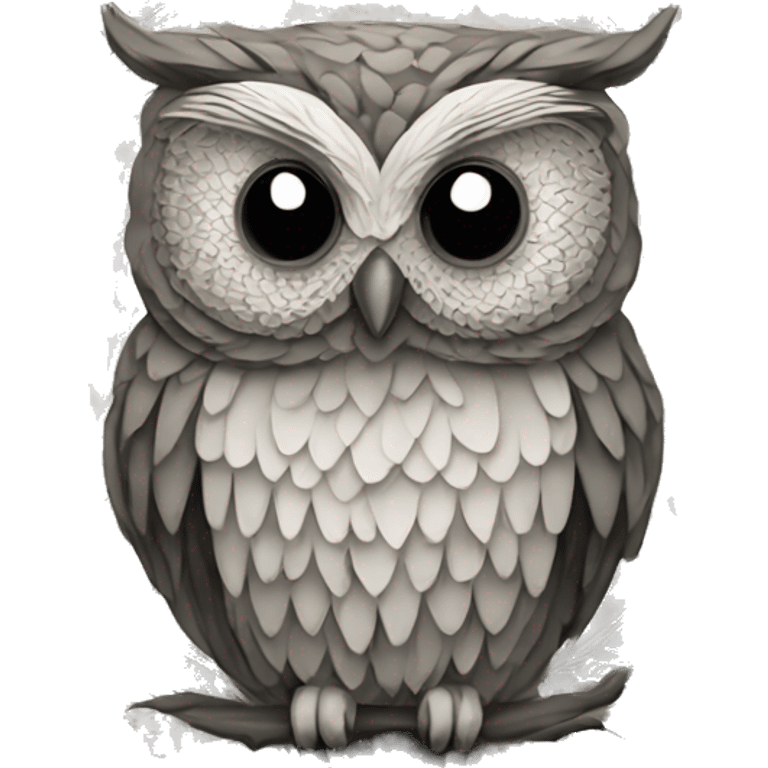 Owl mandala emoji