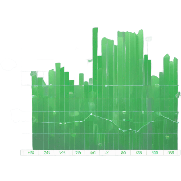 Green chart emoji