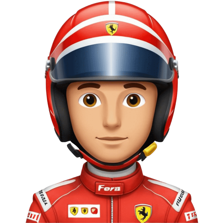 ferarri formula 1 driver emoji