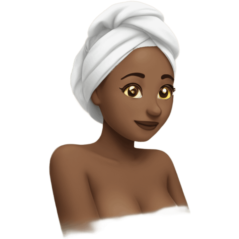 Spa day emoji