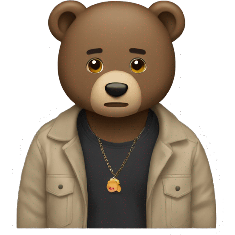 kanye west bear emoji