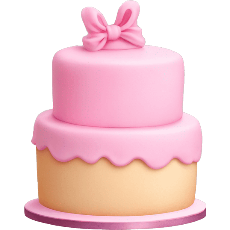 baby pink cake emoji